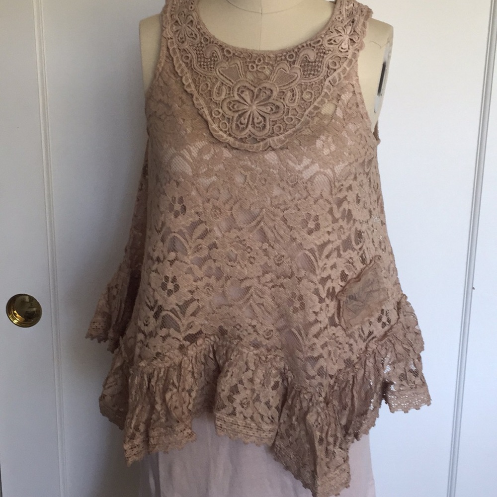 Lace tank